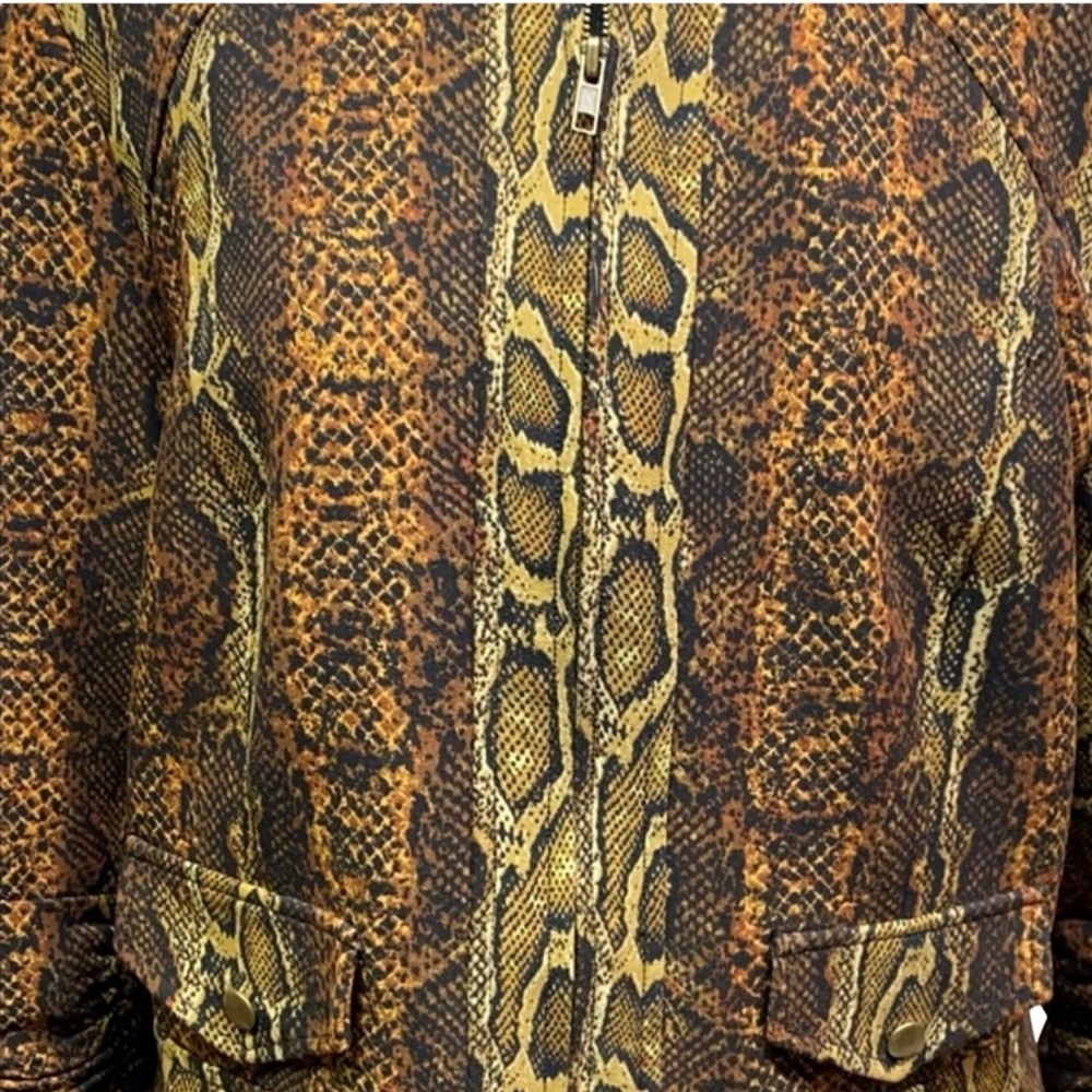 Peck & Peck Python Snake Print Jacket - image 2